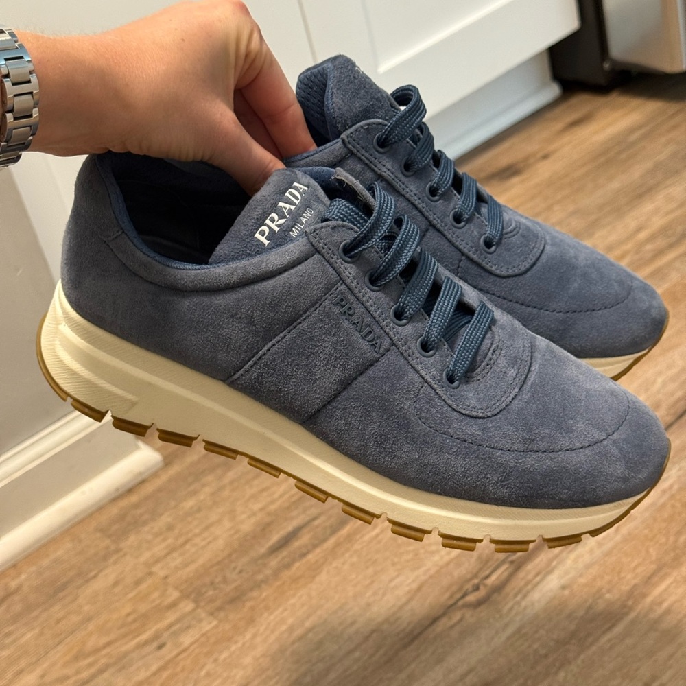 Prada suede sneakers size US10